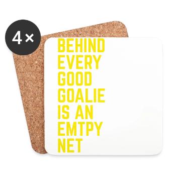 Soccer Goalkeeper Soccer Goalie Player Fan Coach - Coasters (set of 4) - white - Front