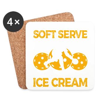 Not allowed in nice class 25 GB - Coasters (set of 4) - white - Front