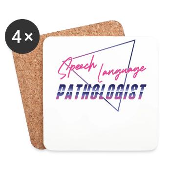 Speech Therapist Therapy Assistant - Untersetzer (4er-Set) - Weiß - Vorne