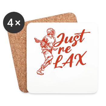 Lacrosse LAX Club Team Spieler Trainer Fans Coach - Untersetzer (4er-Set) - Weiß - Vorne