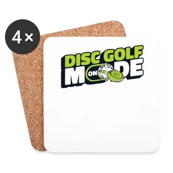 Mode Disc Golf sur Frisbee Golf Basket Disc - Dessous de verre (lot de 4) - blanc - Devant