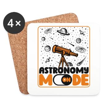 Mode Astronomie Sur Astronomie Photographe Cosmologiste - Dessous de verre (lot de 4) - blanc - Devant