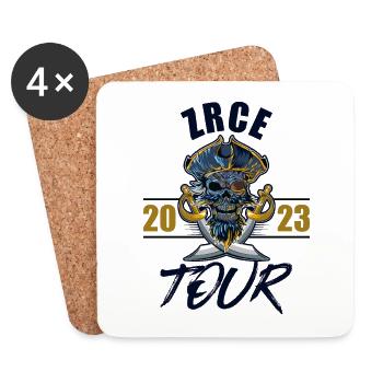 Zrce Party 2023 Skeleton - Coasters (set of 4) - white - Front