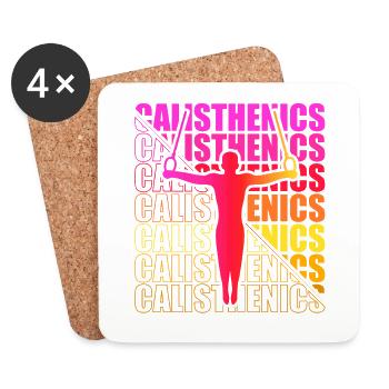 Motocross Enduro Motorcycle Freestyle Extreme Sport - Coasters (set of 4) - white - Front