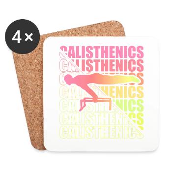Motocross Enduro Motorcycle Freestyle Extreme Sport - Coasters (set of 4) - white - Front