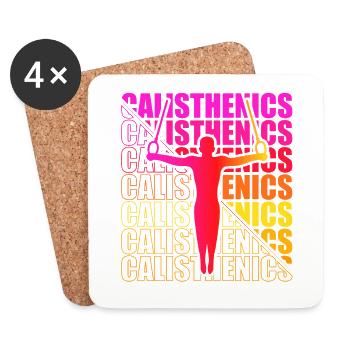 Motocross Enduro Motorcycle Freestyle Extreme Sport - Coasters (set of 4) - white - Front