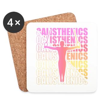 Motocross Enduro Motorcycle Freestyle Extreme Sport - Coasters (set of 4) - white - Front