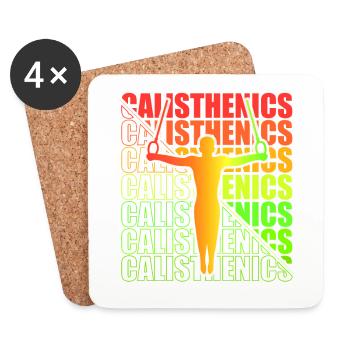 Motocross Enduro Motorcycle Freestyle Extreme Sport - Coasters (set of 4) - white - Front
