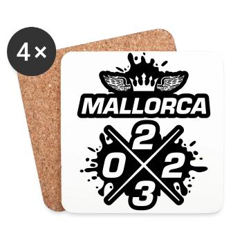 Mallorca 2023 - Coasters (set of 4) - white - Front