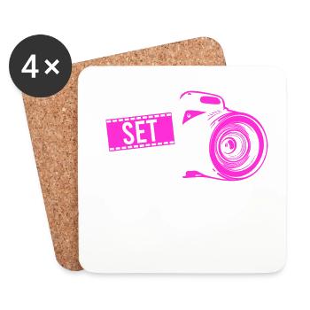 Photography Photo Photographer Photographers! Photographers - Coasters (set of 4) - white - Front
