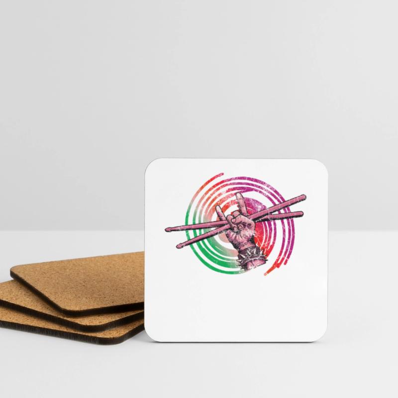 Drummers Drummers Drummers Drummers Coasters (set of 4)