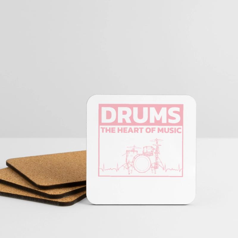 Drummers Drummers Drummers Drummers Coasters (set of 4)