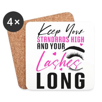 Esthetician Skincare Beautician - Coasters (set of 4) - white - Front