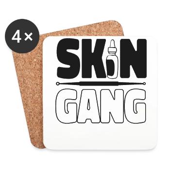 Cute Licensed Esthetician Skincare - Coasters (set of 4) - white - Front