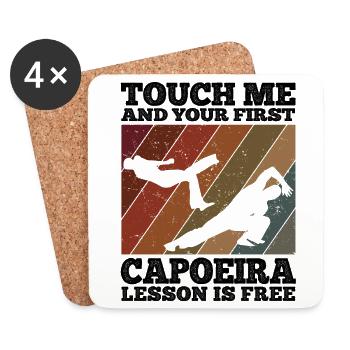 Capoeira - Untersetzer (4er-Set) - Weiß - Vorne