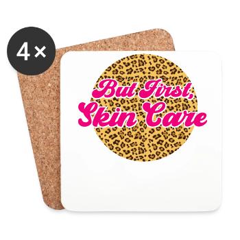 Cute Licensed Esthetician Skincare - Coasters (set of 4) - white - Front