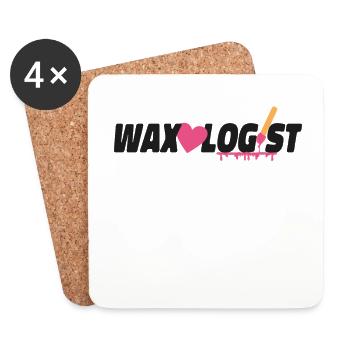 Cute Esthetician Skincare - Coasters (set of 4) - white - Front