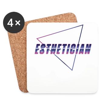 Cute Licensed Esthetician Skincare - Untersetzer (4er-Set) - Weiß - Vorne