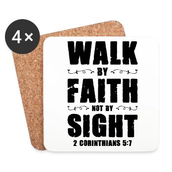Trusting the Bible - Coasters (set of 4) - white - Front