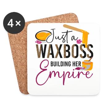 Cute Esthetician Skincare - Coasters (set of 4) - white - Front