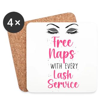 Esthetician Skincare Beautician - Coasters (set of 4) - white - Front