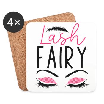 Esthetician Skincare Beautician - Coasters (set of 4) - white - Front