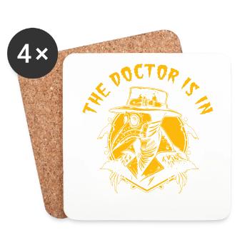 Doctor, Physician, Medical Student, Graduation - Coasters (set of 4) - white - Front