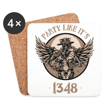 Doctor, Physician, Medical Student, Graduation - Coasters (set of 4) - white - Front