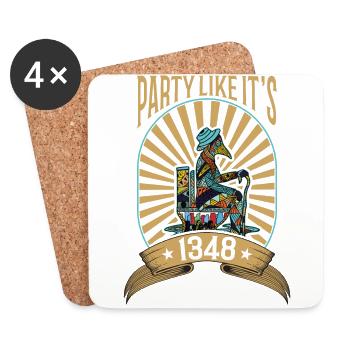 Doctor, Physician, Medical Student, Graduation - Coasters (set of 4) - white - Front