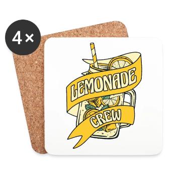 Lemonade Crew Lemonade Seller Lemonade - Coasters (set of 4) - white - Front