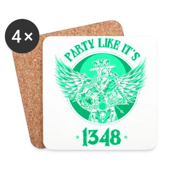 Doctor, Physician, Medical Student, Graduation - Coasters (set of 4) - white - Front