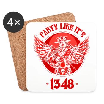 Doctor, Physician, Medical Student, Graduation - Coasters (set of 4) - white - Front