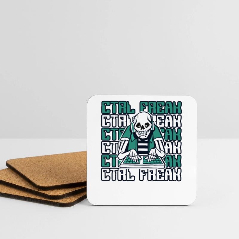 CTRL Freak Softwareentwickler Developer Untersetzer (4er-Set)