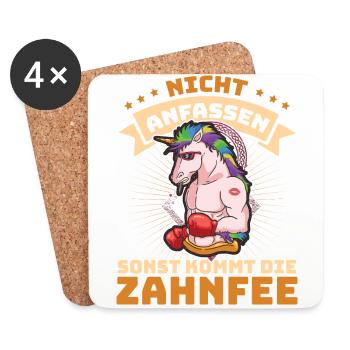 Boxen Martial Arts Boxing Box Club Boxer - Untersetzer (4er-Set) - Weiß - Vorne