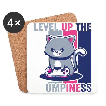 Gaming, Gambling, Video Game, Gamer - Coasters (set of 4) - white - Front