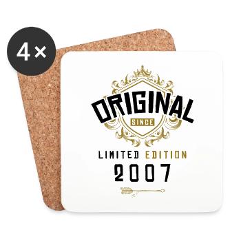 2007 Anniversaire en édition limitée - Dessous de verre (lot de 4) - blanc - Devant