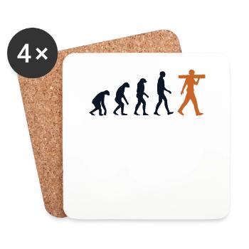 Carpenter Evolution Carpenter Wood Mechanic - Coasters (set of 4) - white - Front
