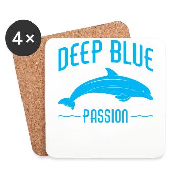 Scuba Diving, Scuba Diving, Holiday Sea Diver - Coasters (set of 4) - white - Front