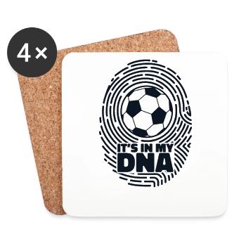 It's In My DNA Fußball Goal Keeper Futbol Trainer - Untersetzer (4er-Set) - Weiß - Vorne