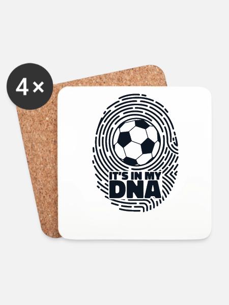 It's In My DNA Fußball Goal Keeper Futbol Trainer - Untersetzer (4er-Set) - Weiß