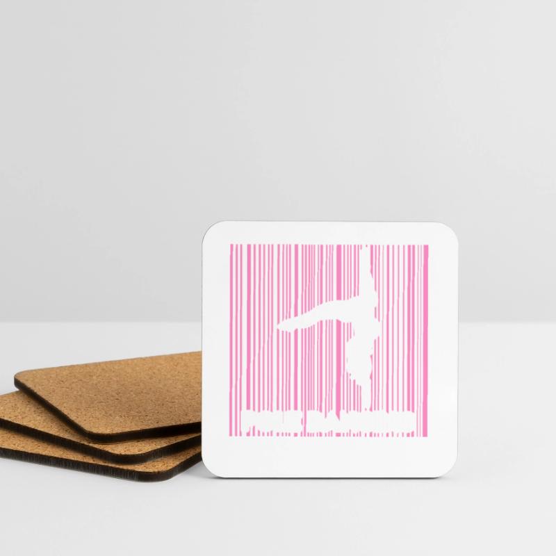 Pole Dance Dancer, Pole Dance, Pole Dancing Coasters (set of 4)