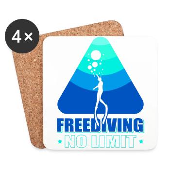Scuba Diving, Scuba Diving, Holiday Sea Diver - Coasters (set of 4) - white - Front