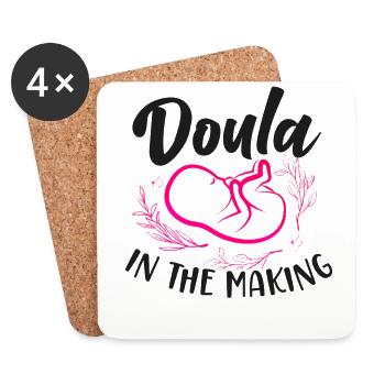 Doula Birth Worker Doula In The - Untersetzer (4er-Set) - Weiß - Vorne