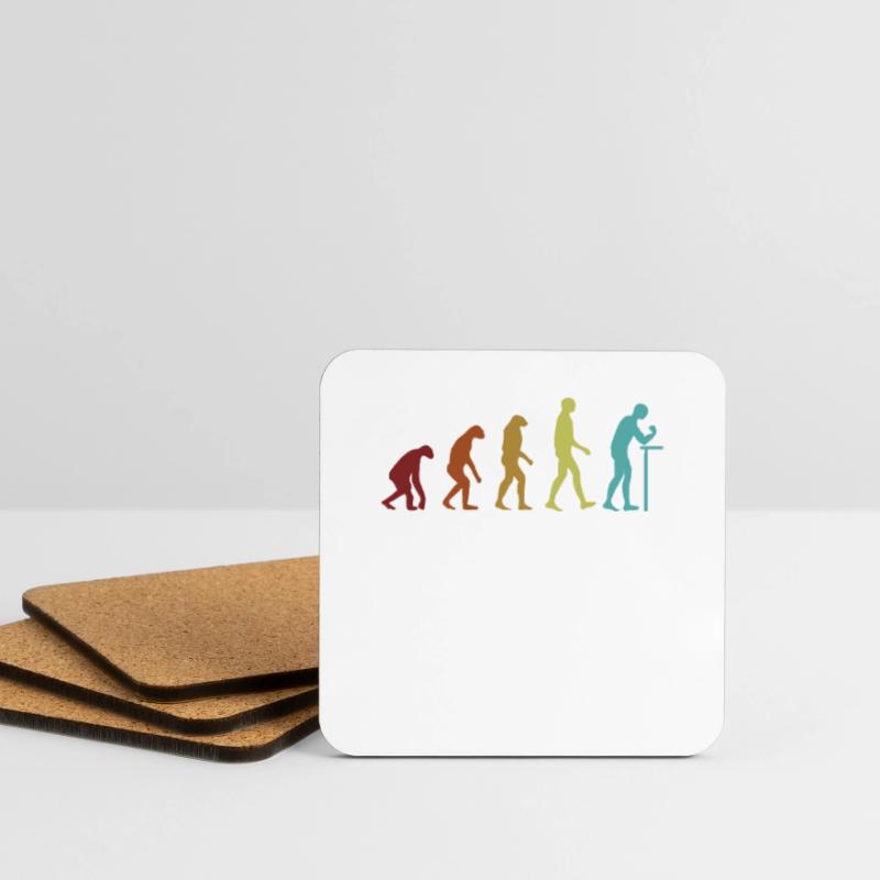 Bras de fer Techniques d’évolution Bras d’exercice Dessous de verre (lot de 4)