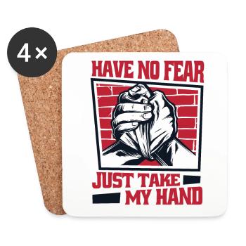 Have No Fear Just Take My Hand Techniques Arm - Untersetzer (4er-Set) - Weiß - Vorne