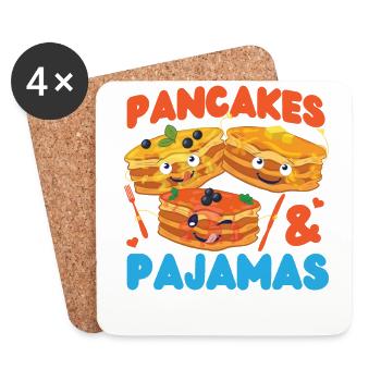 Pancake Lover Kids Pancakes & - Dessous de verre (lot de 4) - blanc - Devant