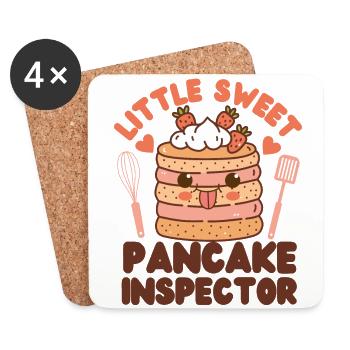 Pancake Lover Kids Little Sweet - Untersetzer (4er-Set) - Weiß - Vorne