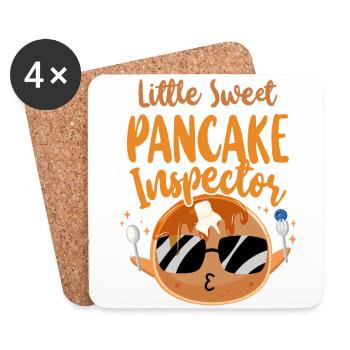 Pancake Lover Kids Little Sweet - Untersetzer (4er-Set) - Weiß - Vorne