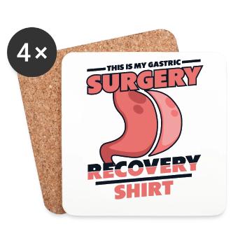 Voici mes vêtements de récupération pour chirurgie gastrique - Dessous de verre (lot de 4) - blanc - Devant