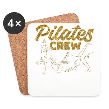 Pilates Instructor Teacher Pilates - Untersetzer (4er-Set) - Weiß - Vorne